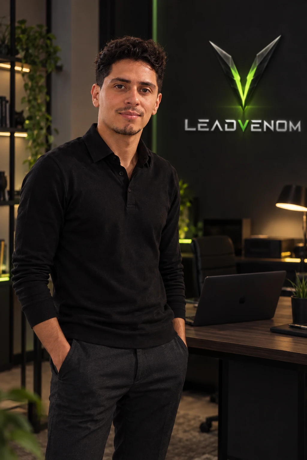 Portrait de Razack, fondateur de LeadVenom